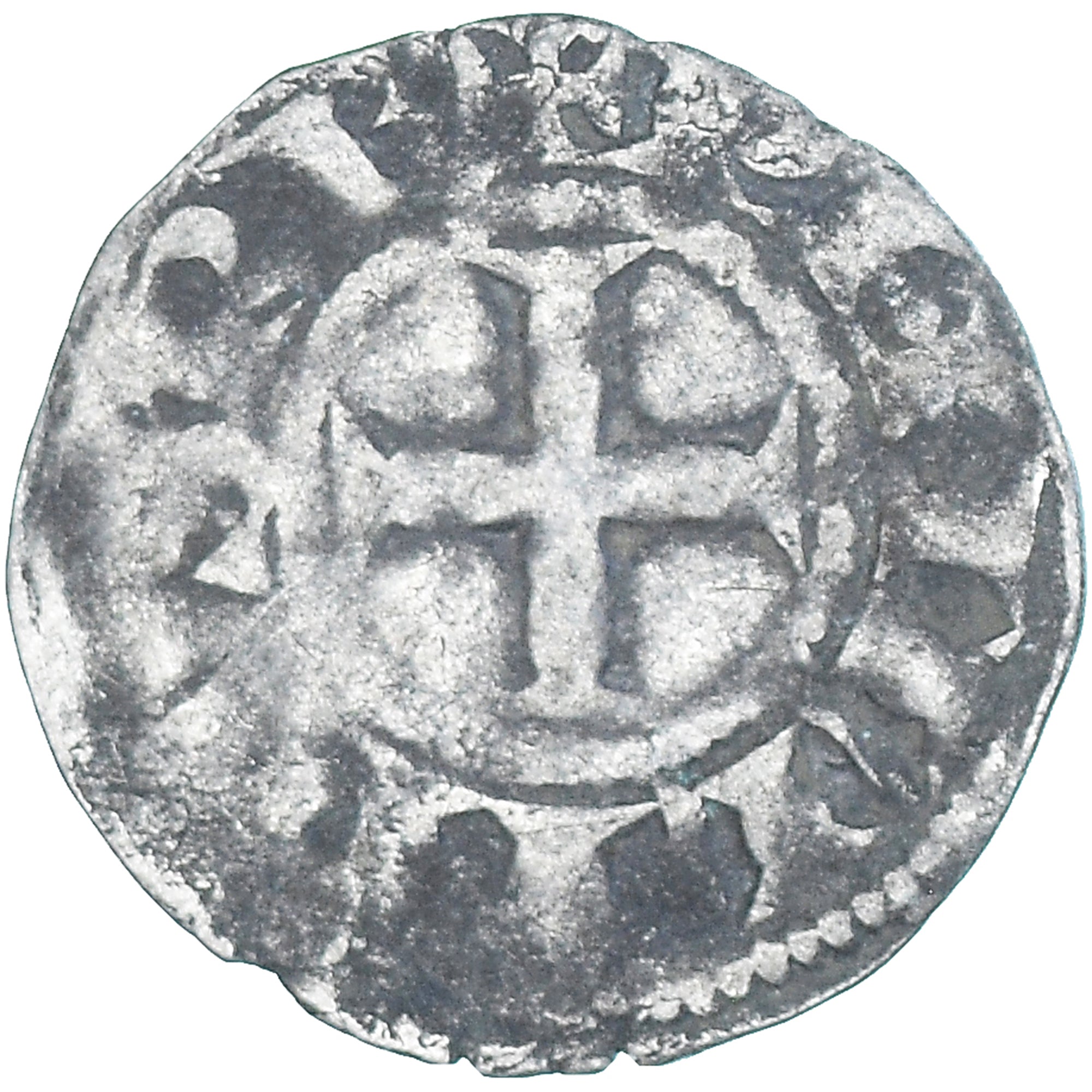Munten, Frankrijk, Filip II, Denier, 1180-1223, Saint-Martin de Tours, FR