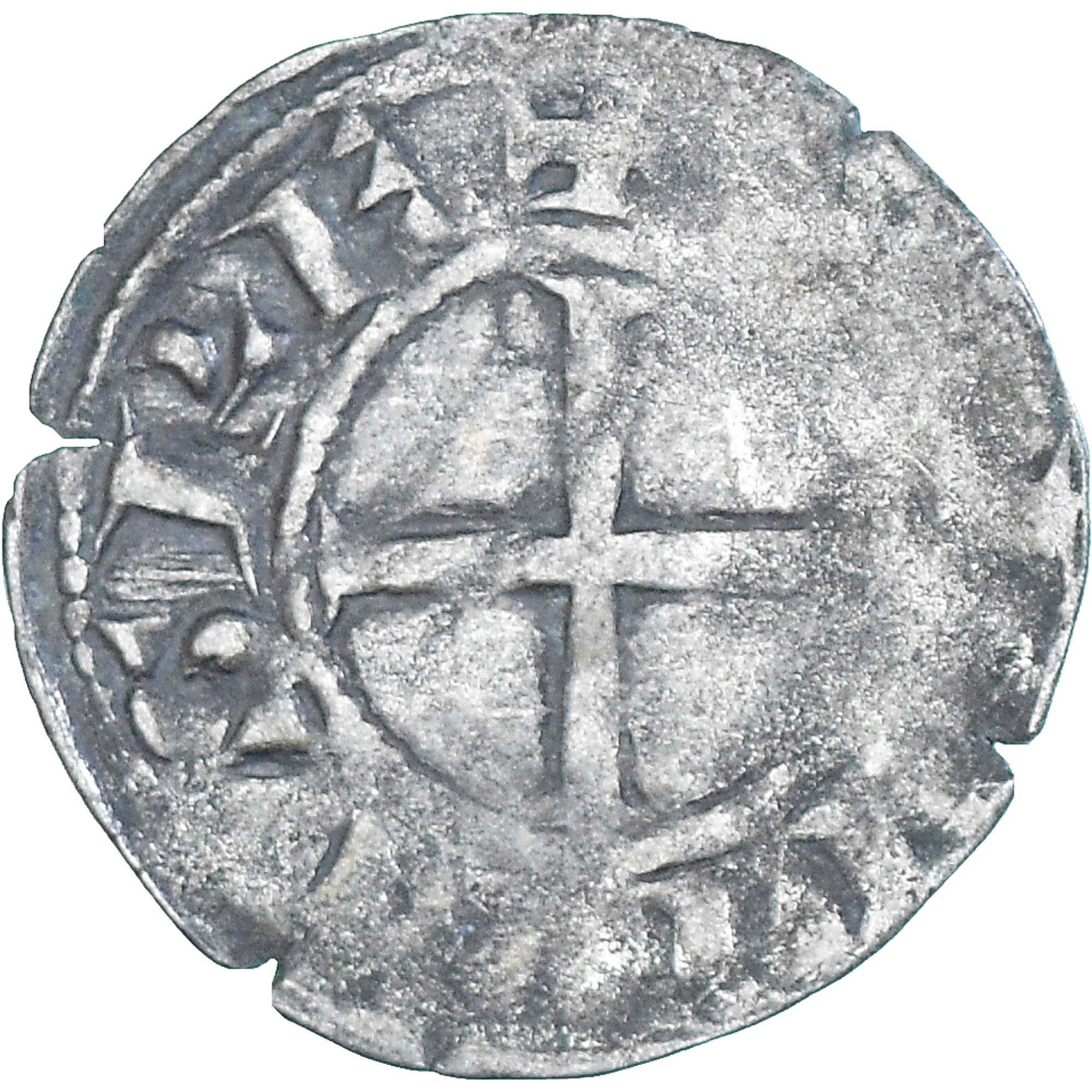 Munten, Frankrijk, Filip II, Denier, 1180-1223, Saint-Martin de Tours, FR