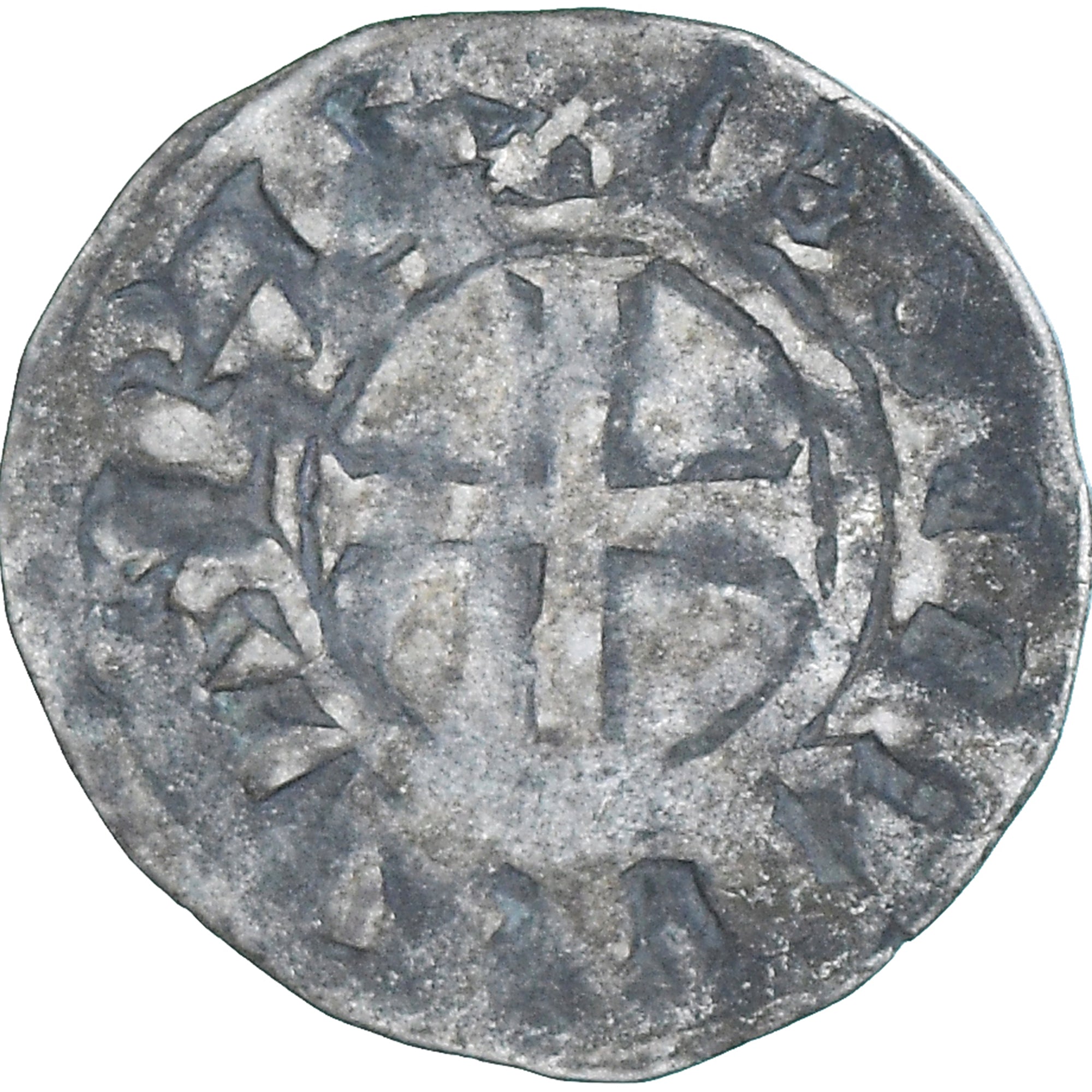 Munten, Frankrijk, Filip II, Denier, 1180-1223, Saint-Martin de Tours, FR+