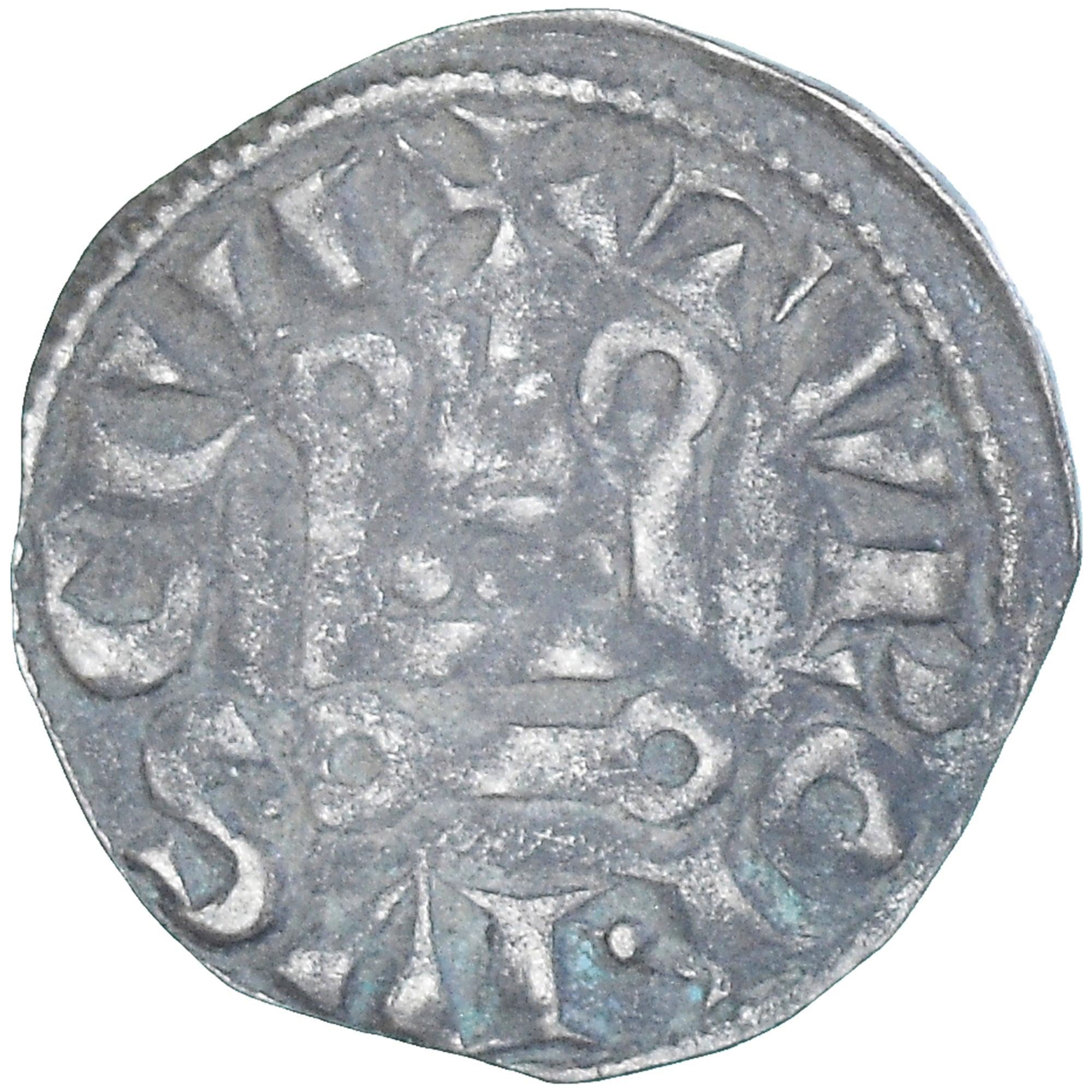 Munten, Frankrijk, Louis VIII-IX, Denier Tournois, 1223-1244, ZF, Billon