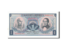 Banknot, Colombia, 1 Peso Oro, 1973, 1973-08-07, KM:404e, UNC(65-70)