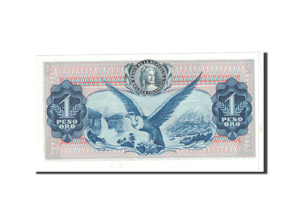 Banknote, Colombia, 1 Peso Oro, 1973, 1973-08-07, KM:404e, UNC(65-70)