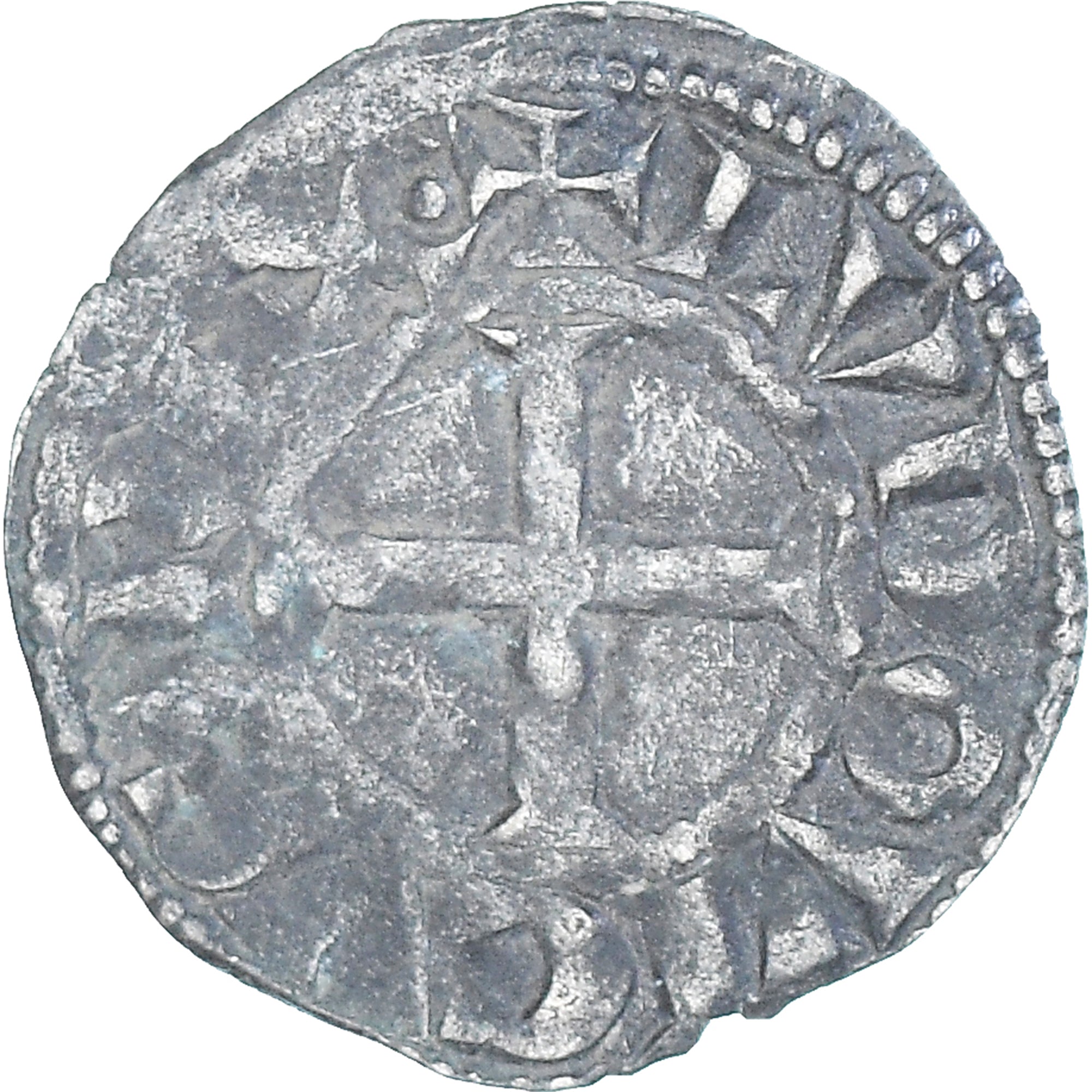 Coin, France, Louis VIII-IX, Denier Tournois, 1223-1244, EF(40-45), Billon