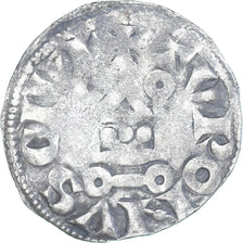 Moneta, Francia, Louis VIII-IX, Denier Tournois, 1223-1244, MB, Biglione