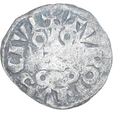 Coin, France, Louis VIII-IX, Denier Tournois, 1223-1244, VF(20-25), Billon