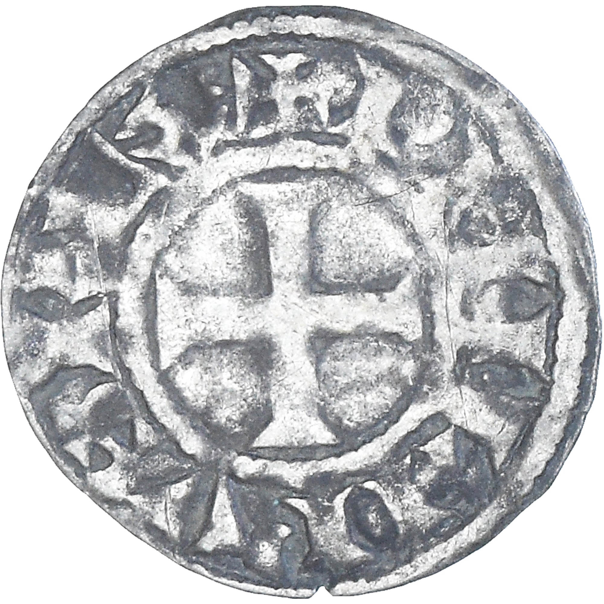 Münze, Frankreich, Philip II, Denier Tournois, 1180-1223, Saint-Martin de