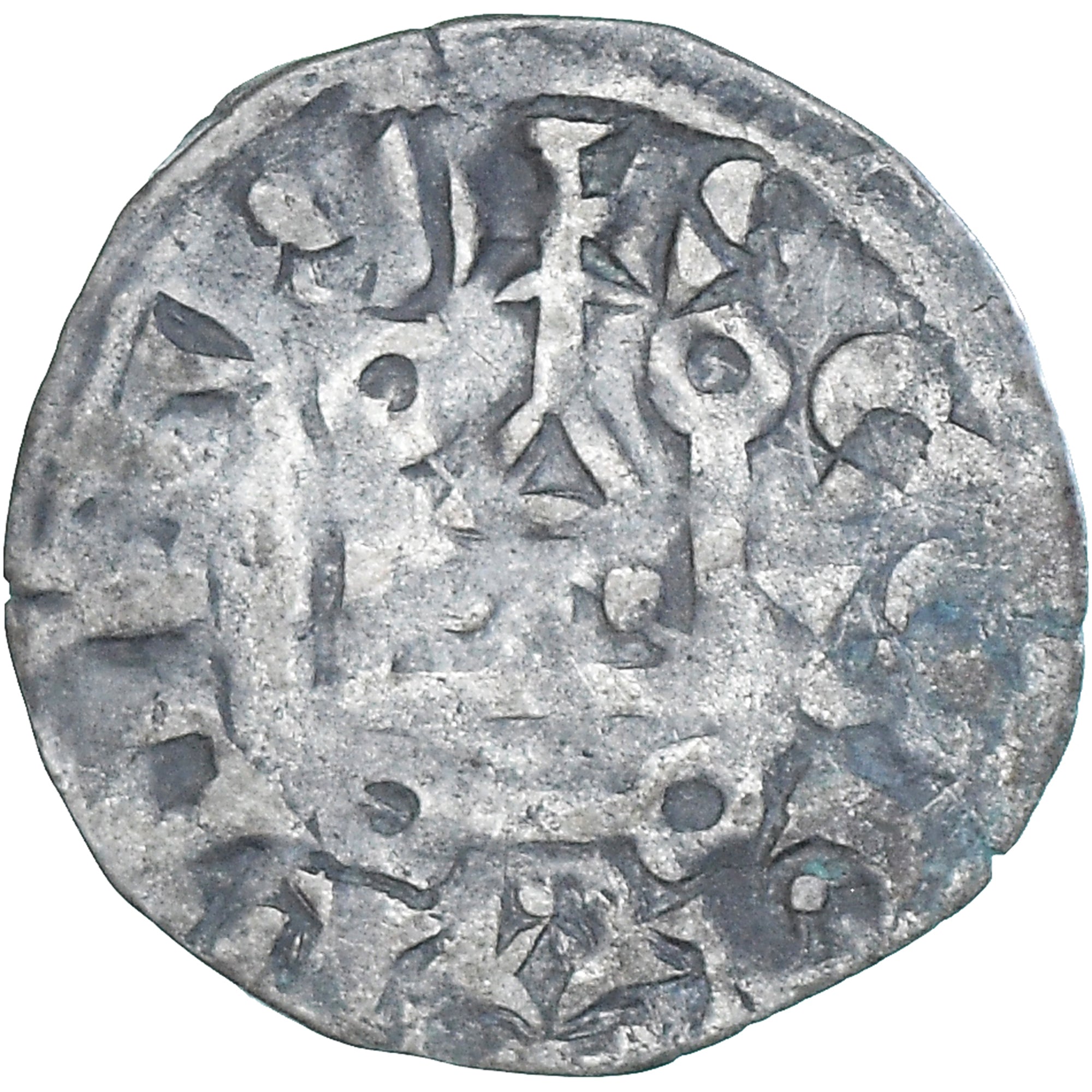 Coin, France, Philip II, Denier Tournois, 1180-1223, Saint-Martin de Tours