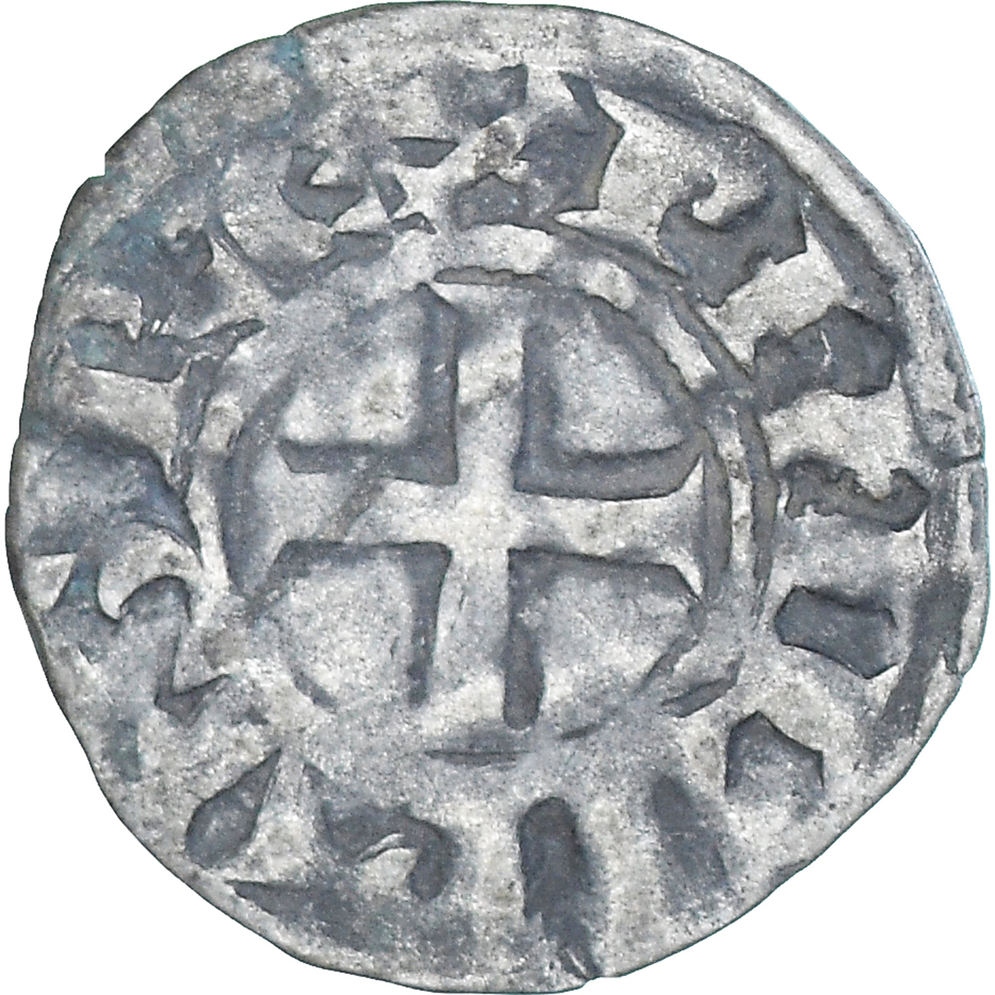 Coin, France, Philip II, Denier Tournois, 1180-1223, Saint-Martin de Tours