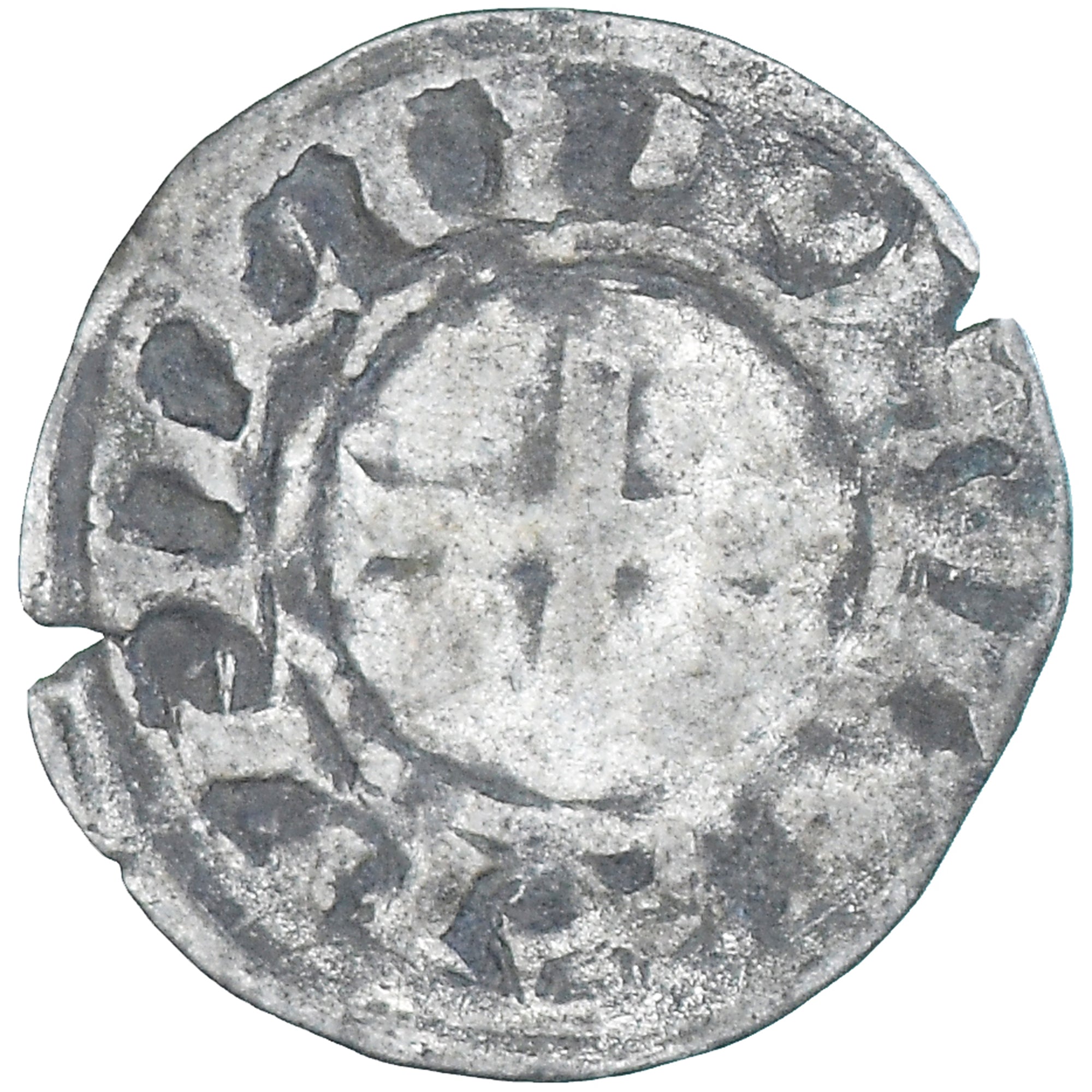 Coin, France, Philip II, Denier Tournois, 1180-1223, Saint-Martin de Tours