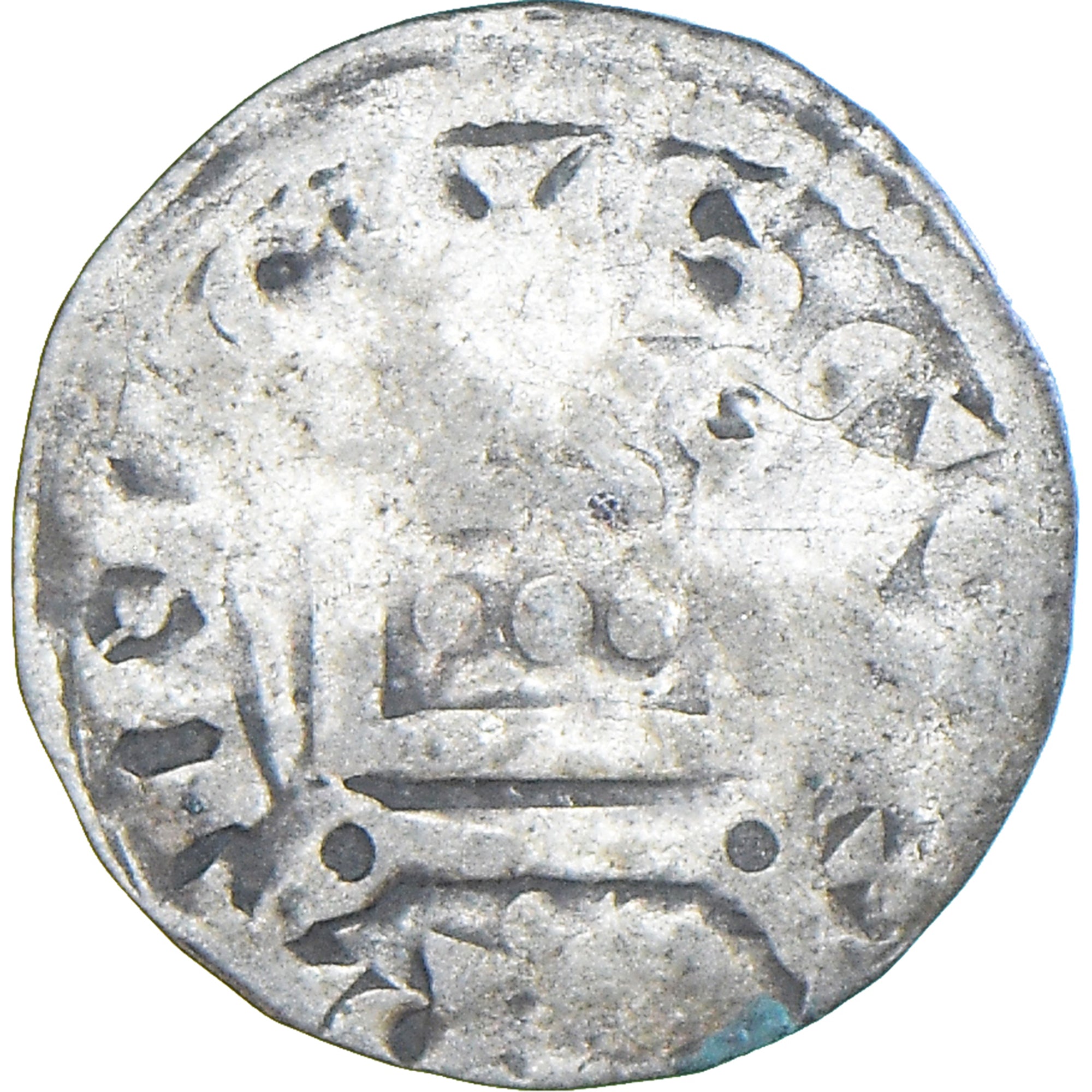 Coin, France, Philip II, Denier Tournois, 1180-1223, Saint-Martin de Tours