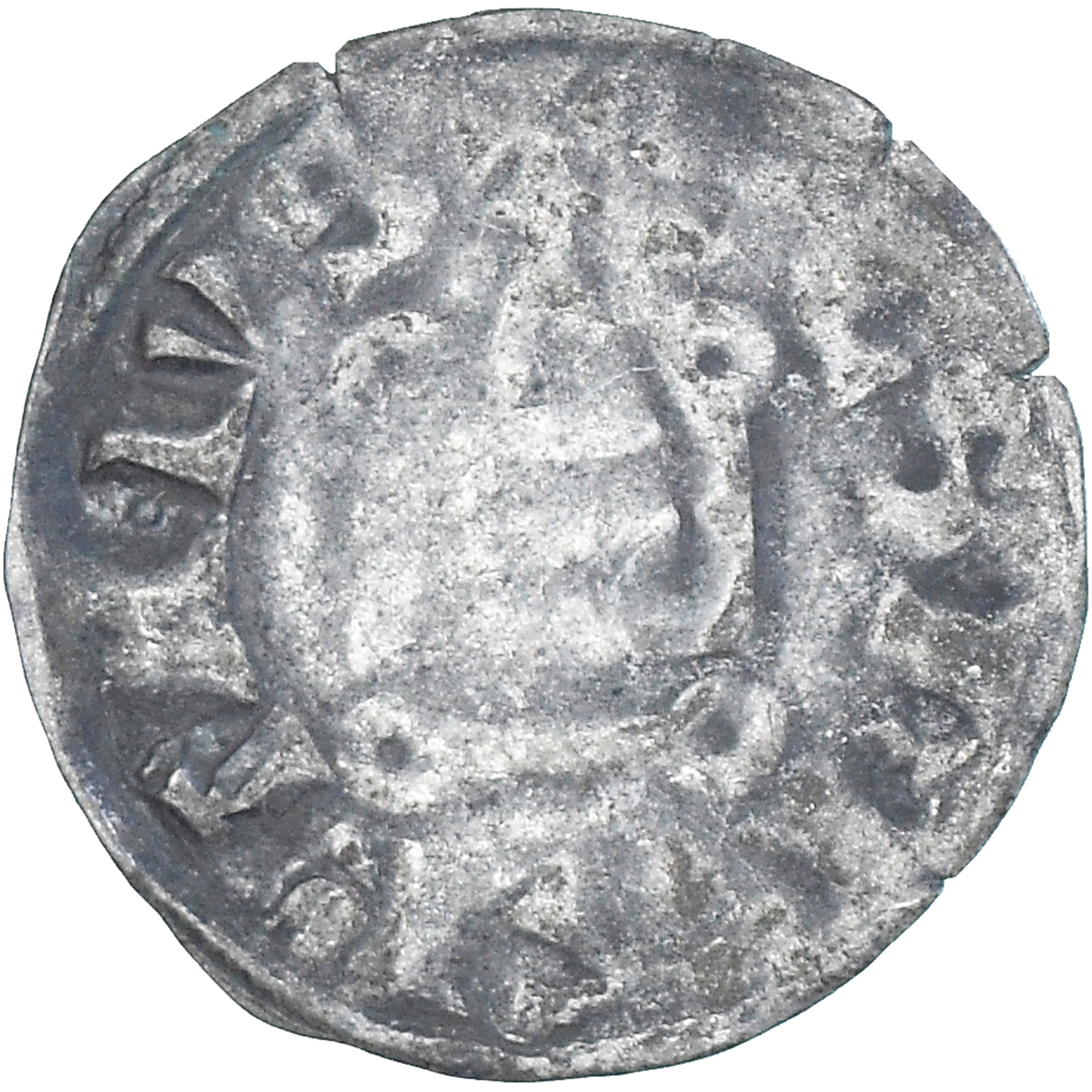 Moneda, Francia, Philip II, Denier Tournois, 1180-1223, Saint-Martin de Tours