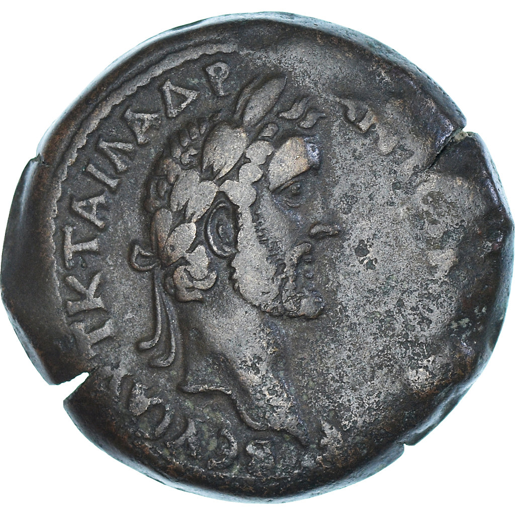 Coin, Egypt, Antoninus Pius, Drachm, 144-145, Alexandria, VF(30-35), Bronze