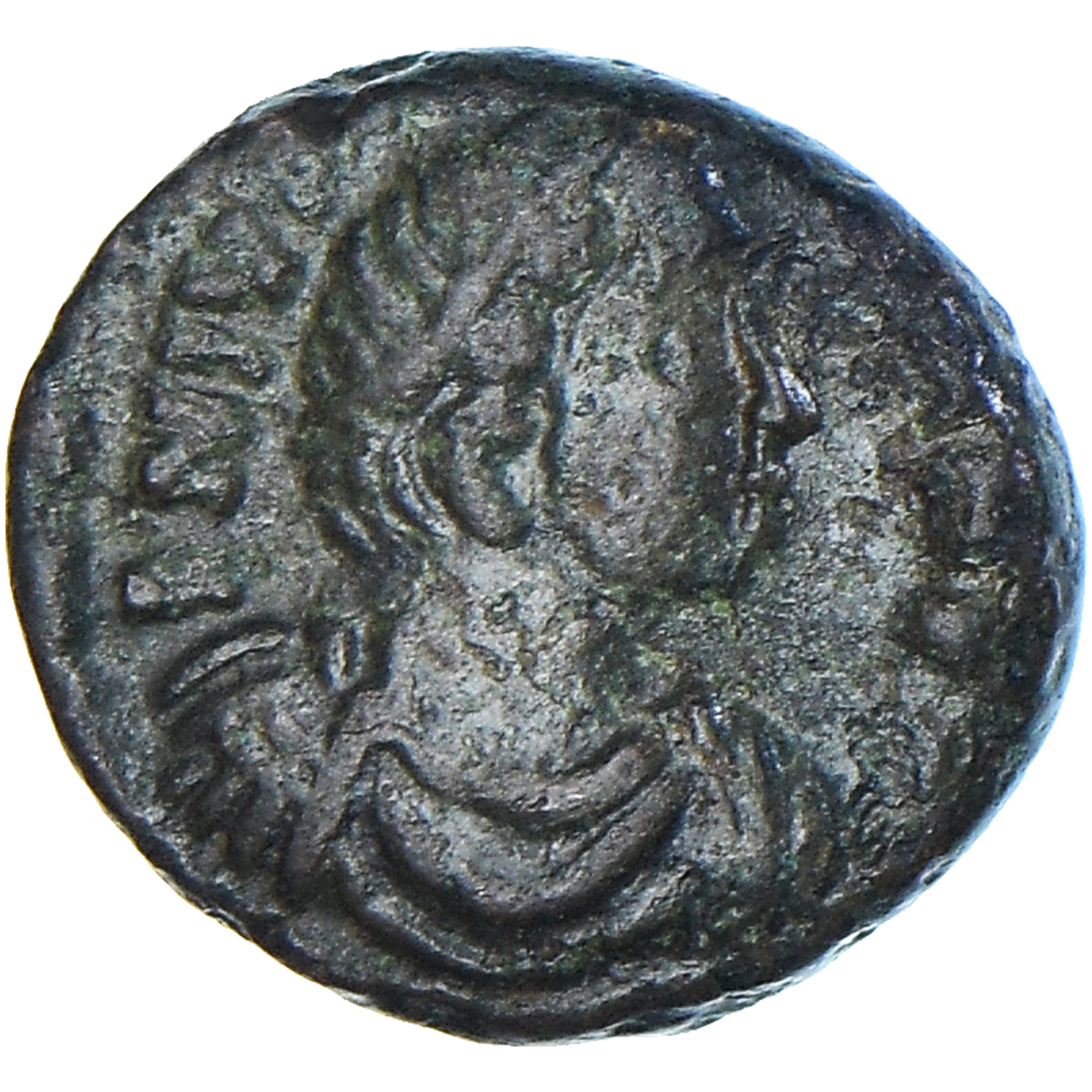 Coin, Justin I, Half Follis, 518-527, VF(20-25), Bronze