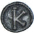 Moneda, Justin I, Half Follis, 518-527, BC+, Bronce