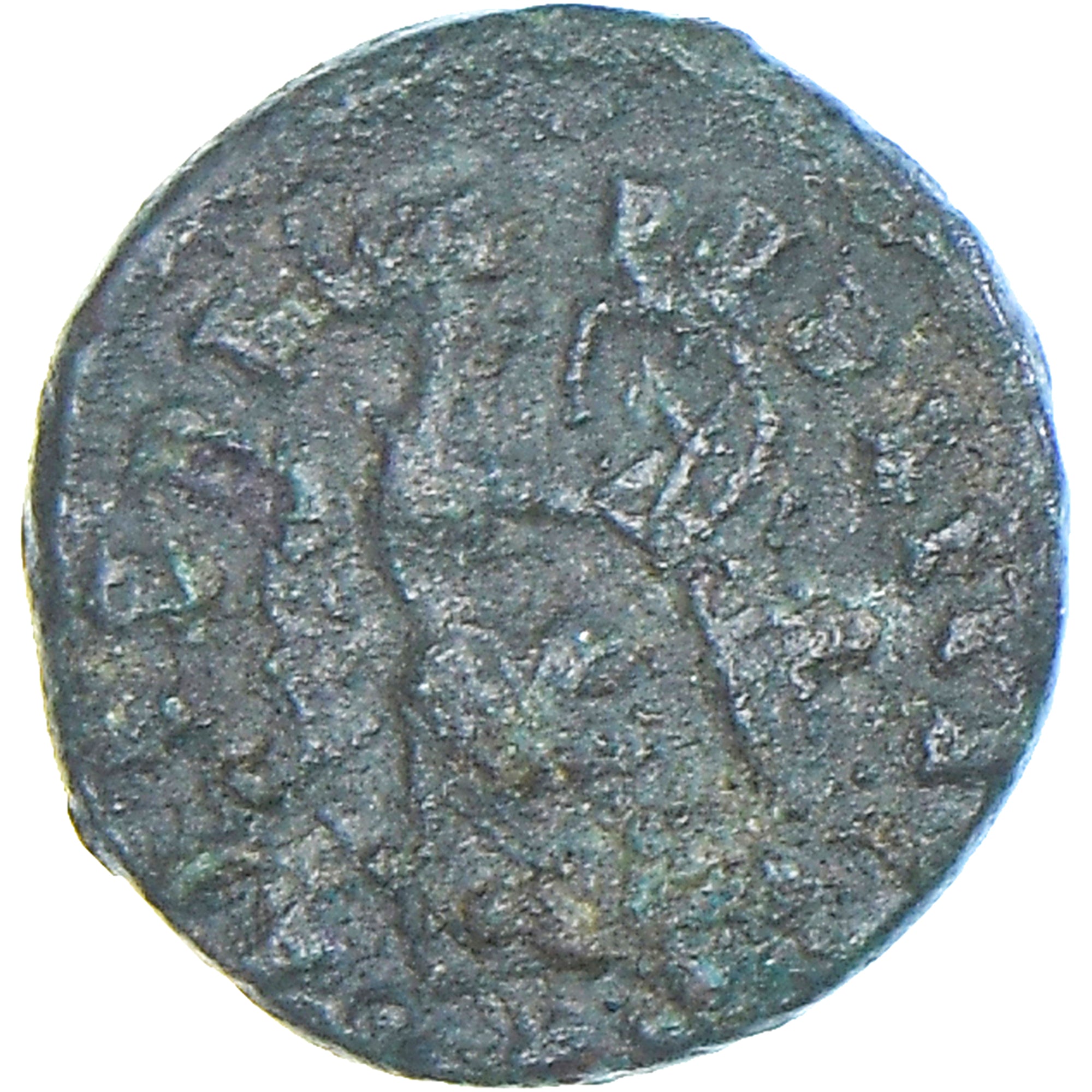 Munten, Aelia Flaccilla, Follis, 379-386, FR+, Bronzen
