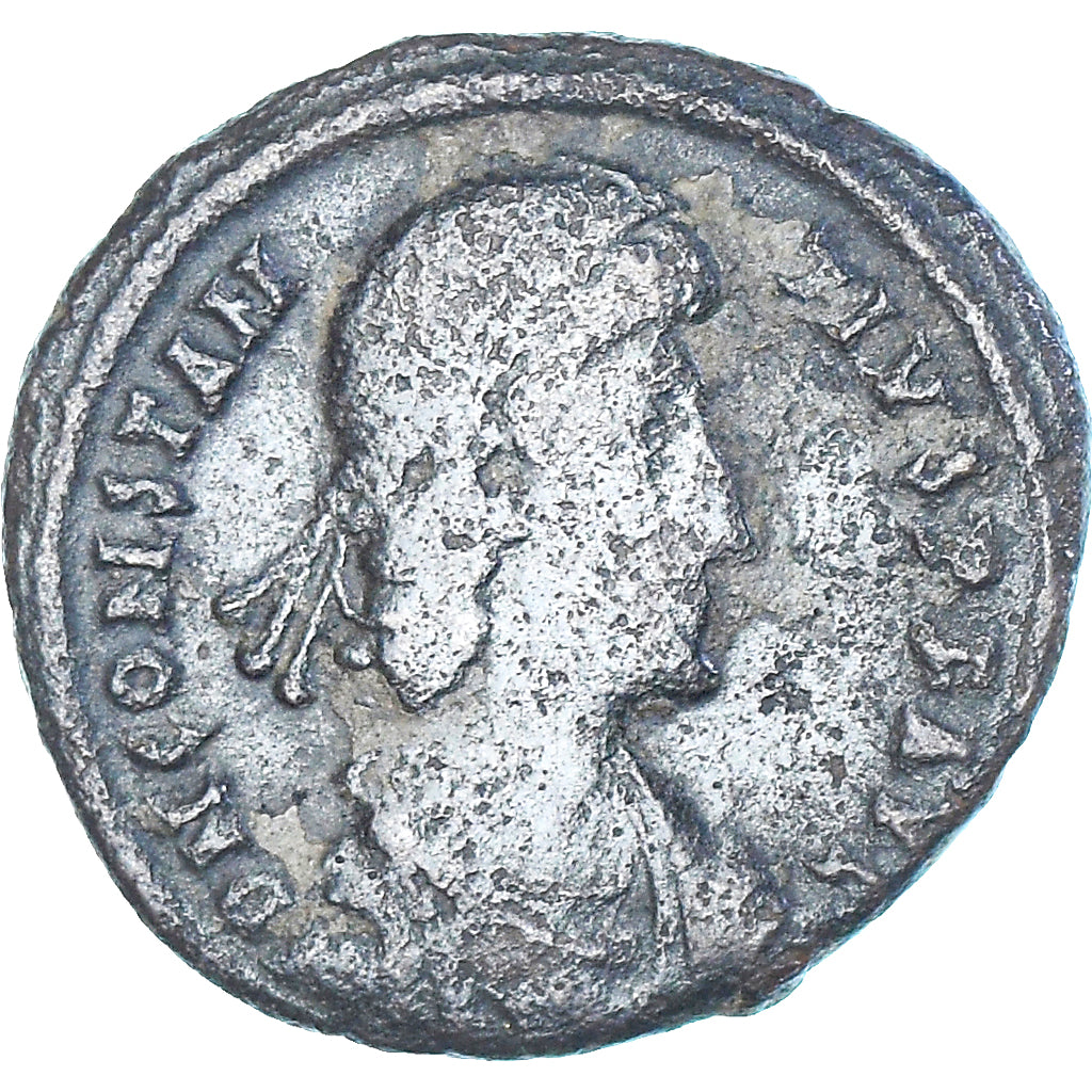 Moeda, Constantius II, Follis, 337-361, Heraclea, VF(20-25), Bronze