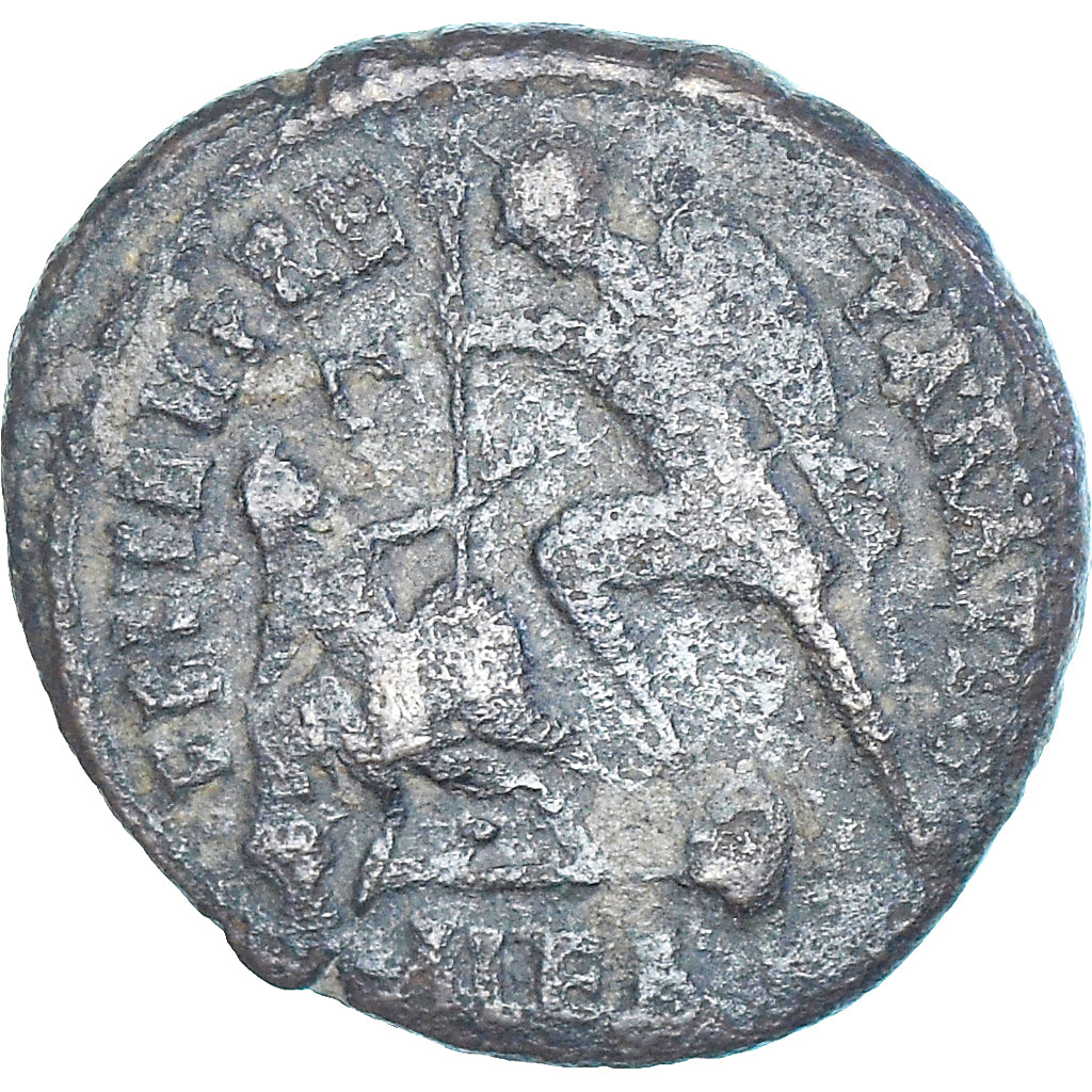 Moeda, Constantius II, Follis, 337-361, Heraclea, VF(20-25), Bronze