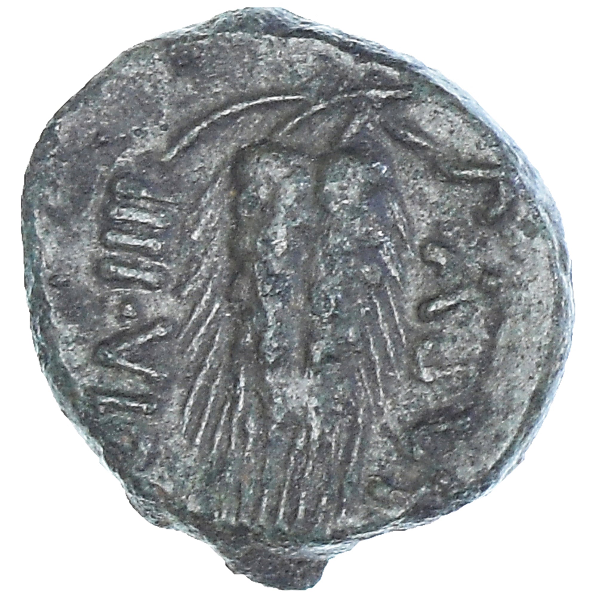 Coin, Lucania, Semis, 90-45 BC, Poseidonia, AU(50-53), Bronze, HN Italy:1242