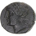 Moneda, Lucania, Æ, ca. 280-270 BC, Thourioi, MBC+, Bronce, HN Italy:1925