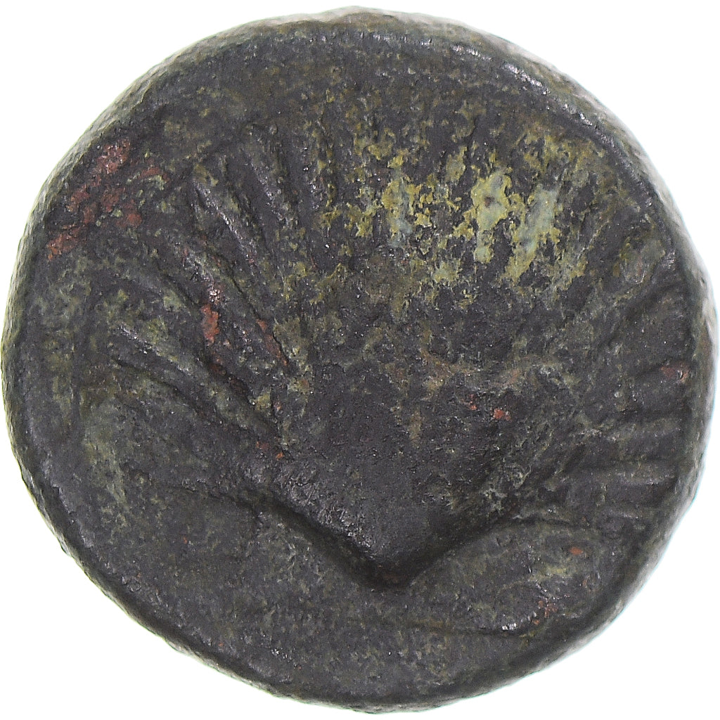 Coin, Apulia, Æ Biunx, ca. 211-200 BC, Luceria, VF(30-35), Bronze, HN Italy:681