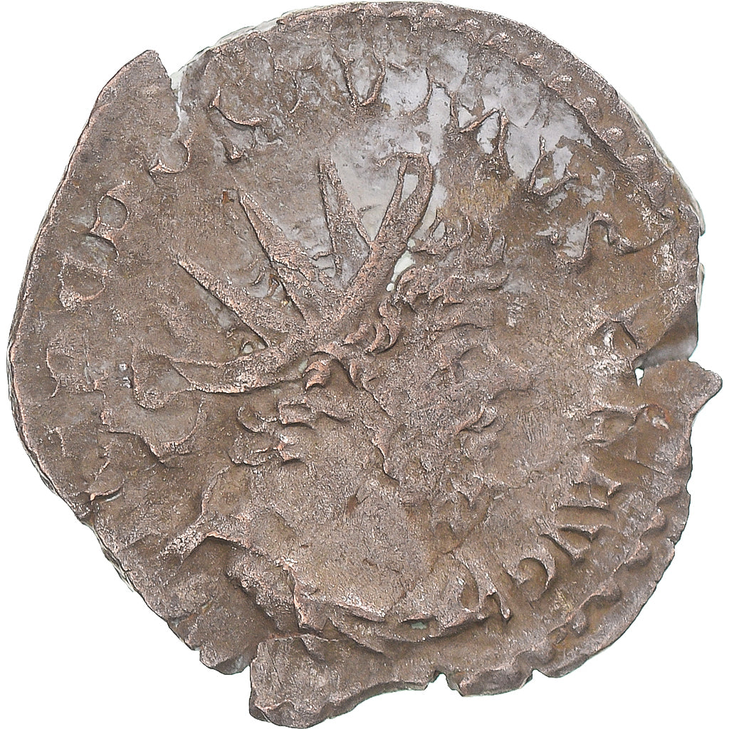 Moneta, Postumus, Antoninianus, 260-269, Lugdunum, EF(40-45), Bilon, RIC:75
