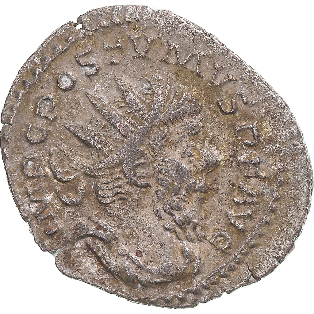 Moneta, Postumus, Antoninianus, 260-269, Cologne, EF(40-45), Bilon, RIC:315
