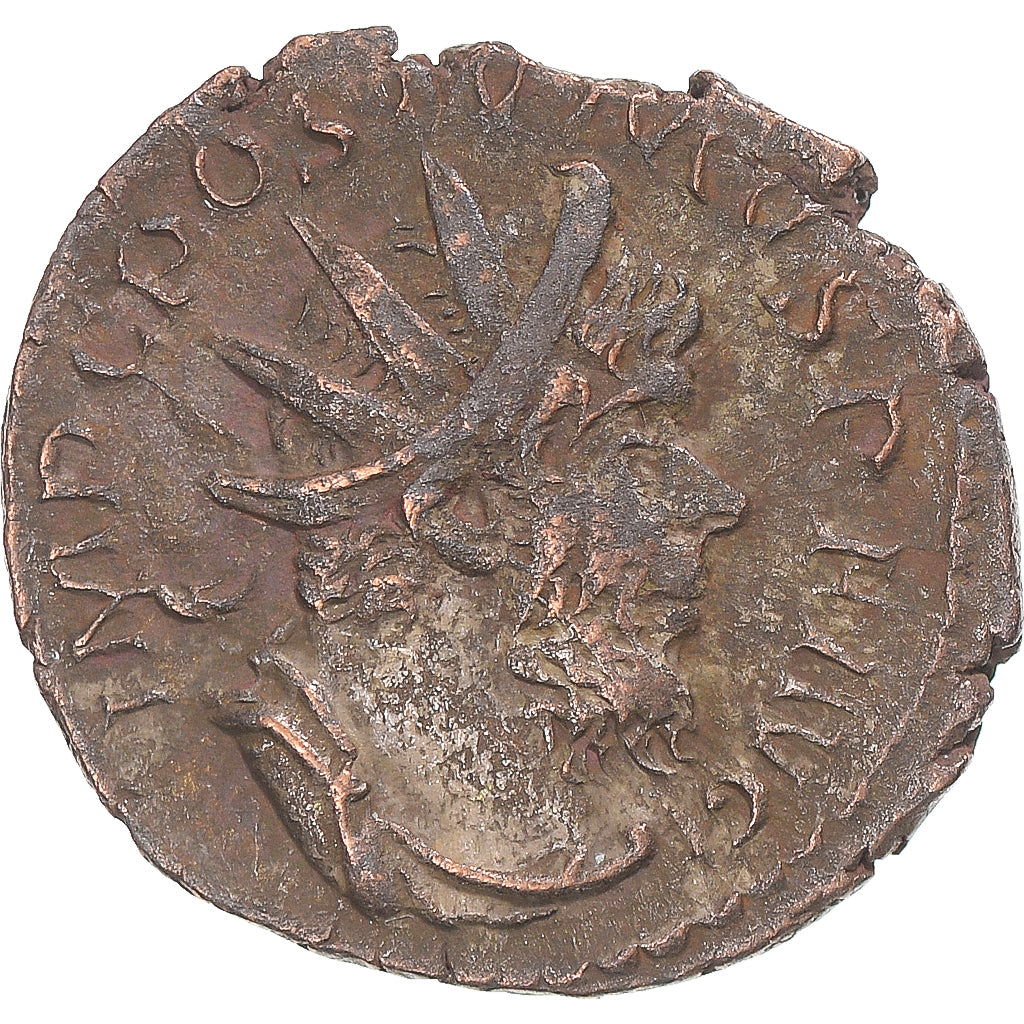 Moneda, Postumus, Antoninianus, 260-269, Cologne, BC+, Vellón, RIC:315