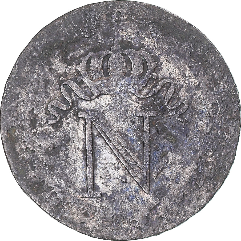 Münze, Frankreich, Napoleon I, 10 Centimes, 1809, La Rochelle, H right, S