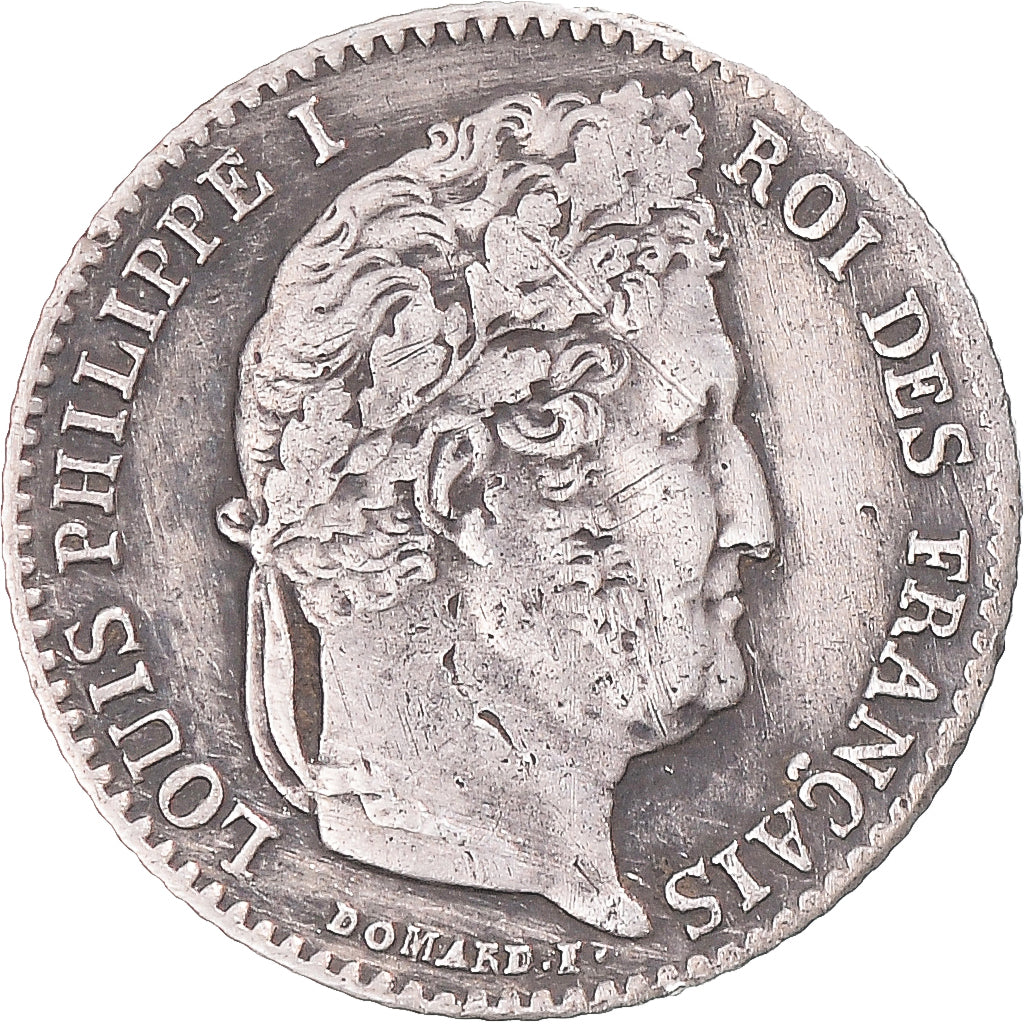 Coin, France, Louis-Philippe I, 1/4 Franc, 1840, Bordeaux, VF(30-35), Silver