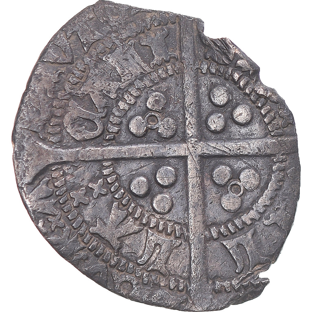 Coin, France, Henri VI, Gros, 1422-1430, Calais, Broken, VF(30-35), Silver