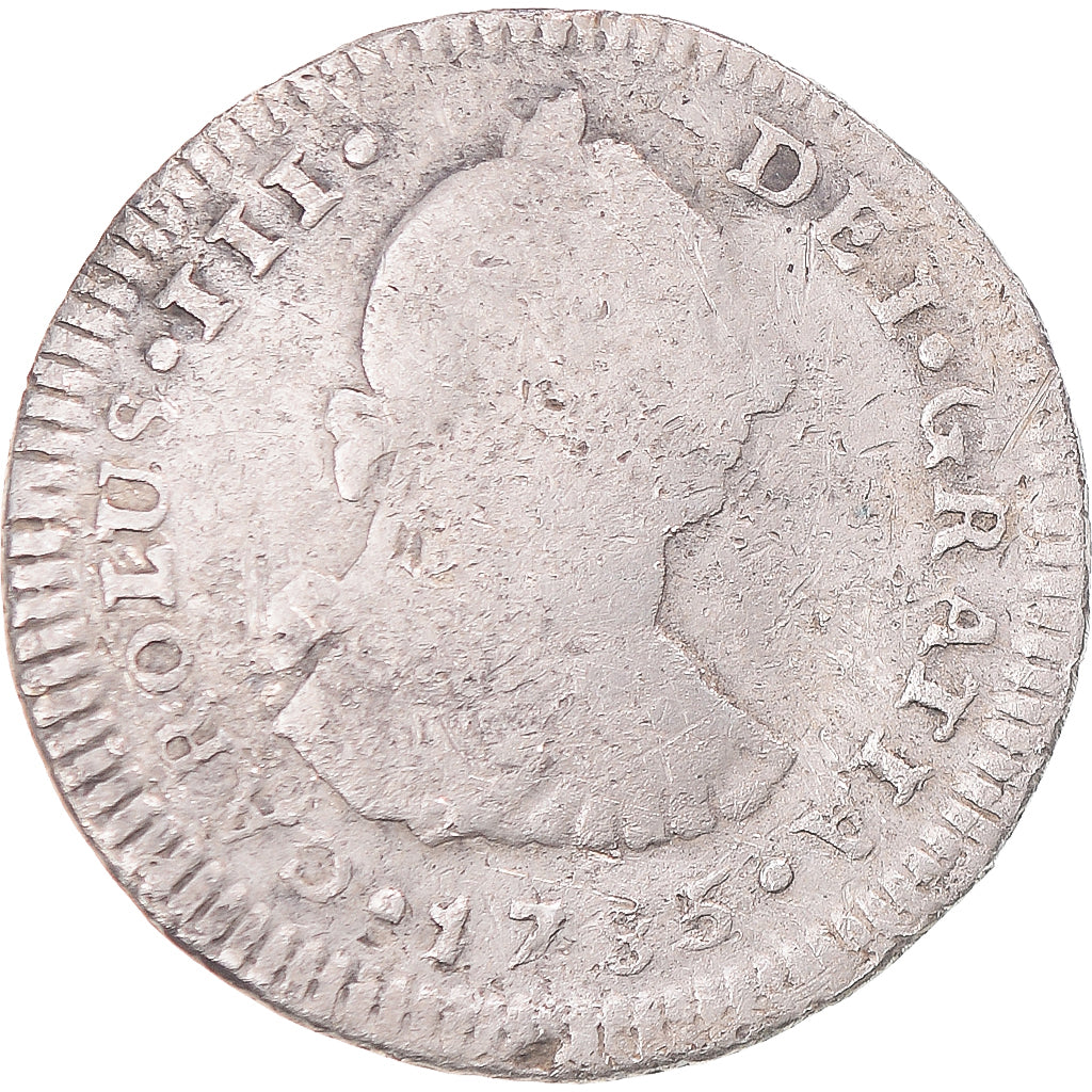 Coin, Peru, Charles III, Real, 1785, Lima, VF(20-25), Silver