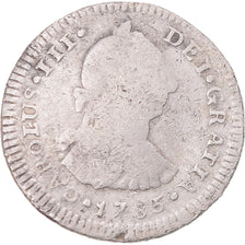 Coin, Peru, Charles III, Real, 1785, Lima, VF(20-25), Silver