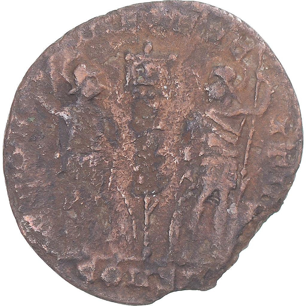 Moneta, Constantius II, Follis, 336-337, Constantinople, MB, Bronzo, RIC:139