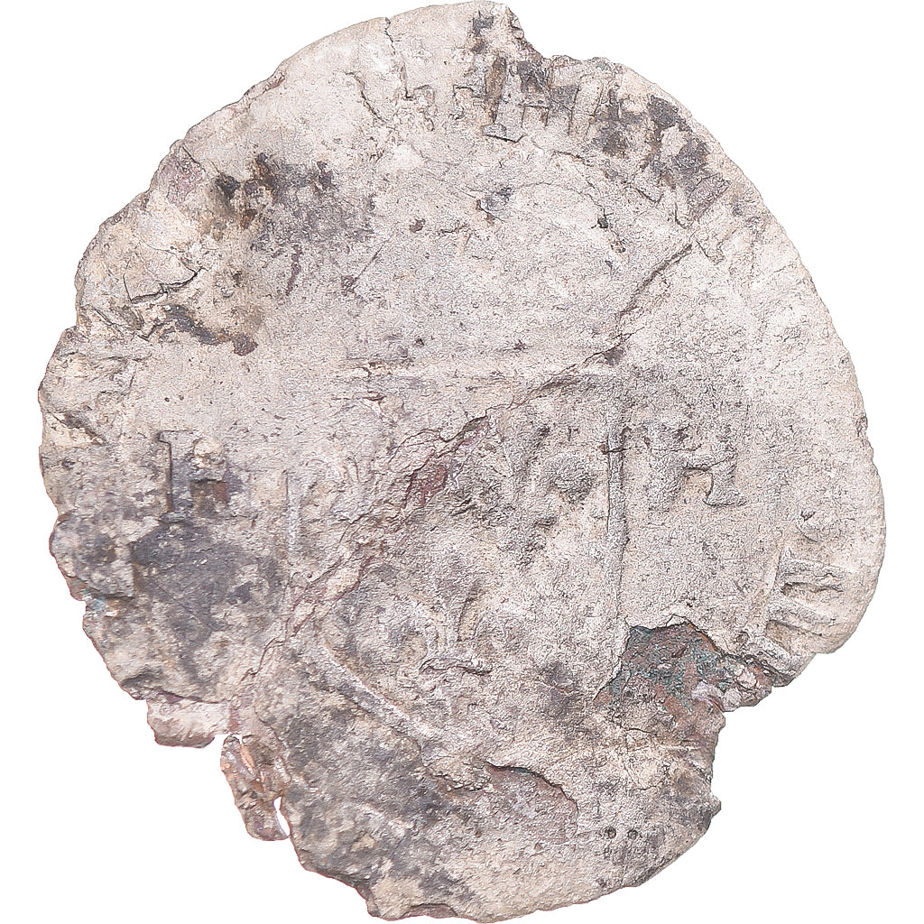 Moeda, França, Henri IV, Douzain aux deux H, 1595, F(12-15), Lingote