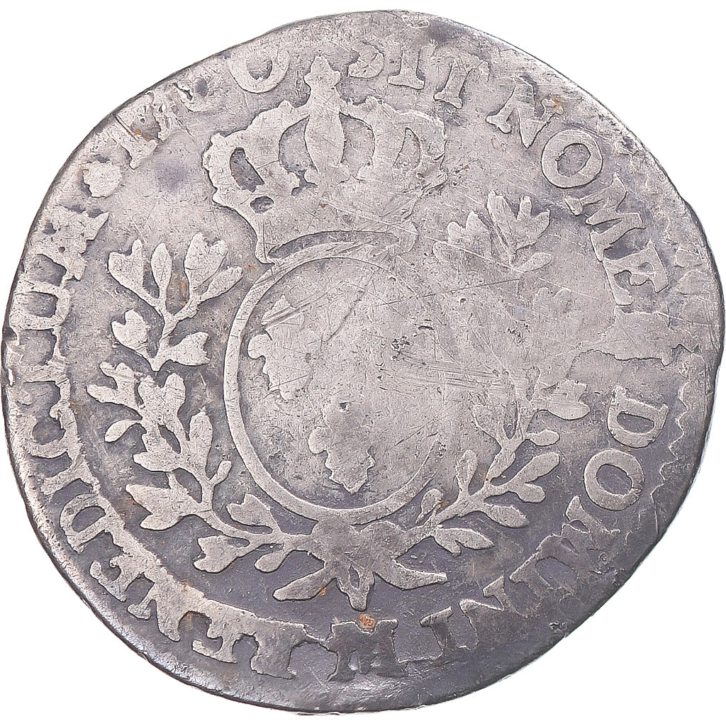 Munten, Frankrijk, Louis XV, 1/10 Écu au bandeau, 1760, Toulouse, ZG+, Zilver