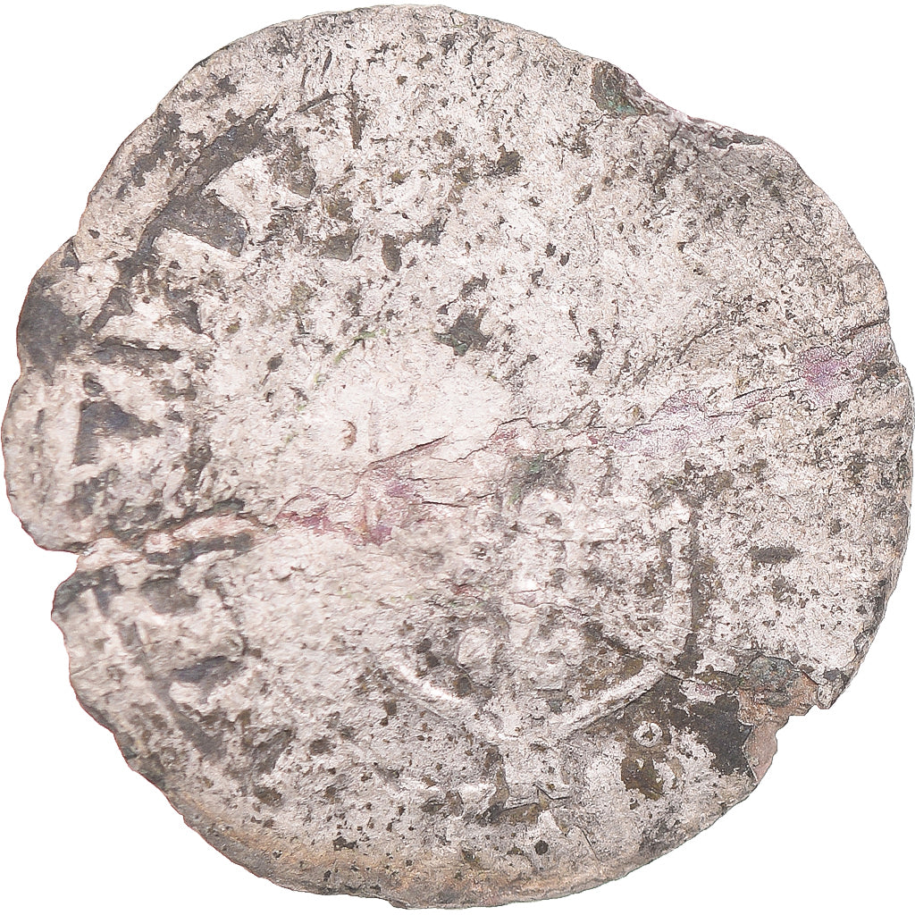 Moneda, Francia, Henri IV, Douzain aux deux H, 1594, Montpellier, BC, Vellón