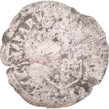 Moneda, Francia, Henri IV, Douzain aux deux H, 1594, Montpellier, BC, Vellón
