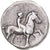 Moneta, Calabria, Nomos, ca. 380-340 BC, Tarentum, VF(30-35), Srebro