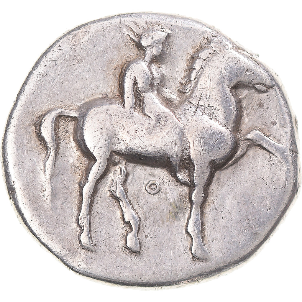 Coin, Calabria, Nomos, ca. 380-340 BC, Tarentum, VF(30-35), Silver