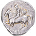 Monnaie, Calabre, Nomos, ca. 302-280 BC, Tarentum, TTB, Argent, HGC:1-815