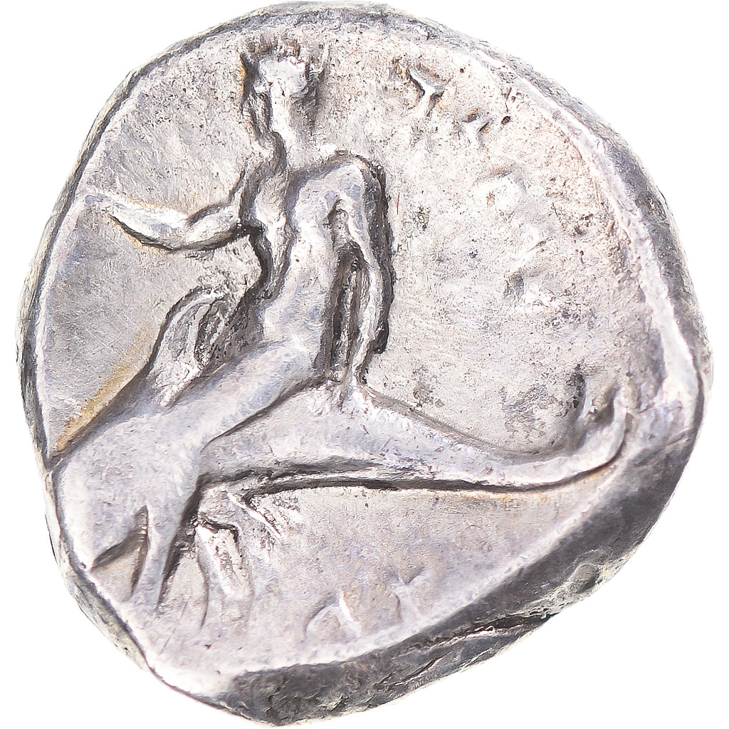 Moneta, Calabria, Nomos, ca. 302-280 BC, Tarentum, BB, Argento, HGC:1-815