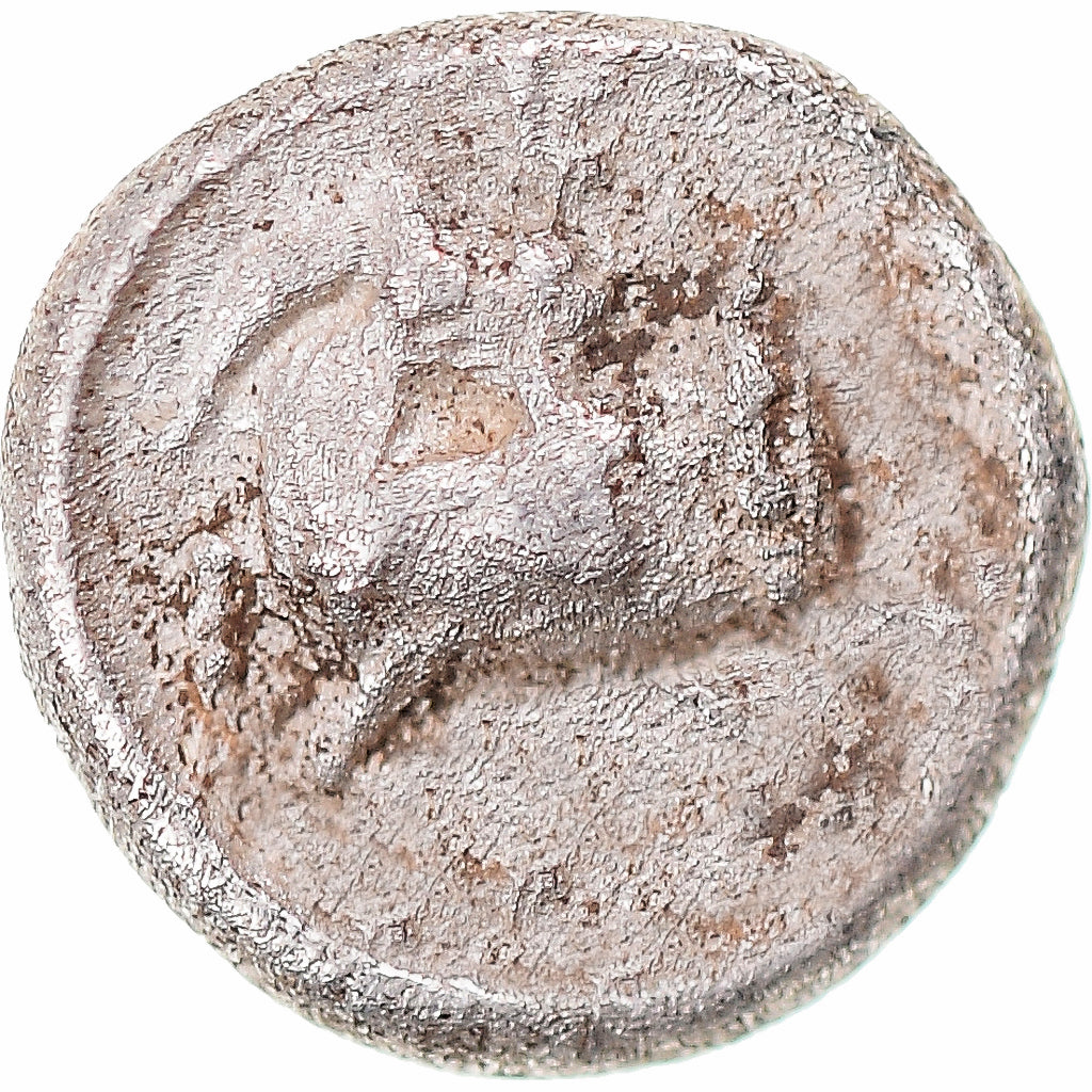 Moeda, Cilícia, Hemiobol, ca. 380-330 BC, Kelenderis, EF(40-45), Prata