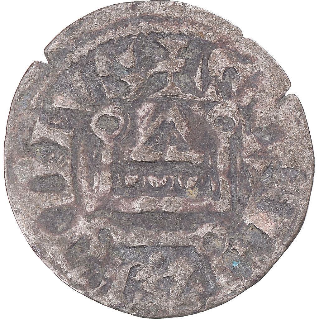 Coin, France, Philip II, Denier, 1180-1223, Saint-Martin de Tours, EF(40-45)