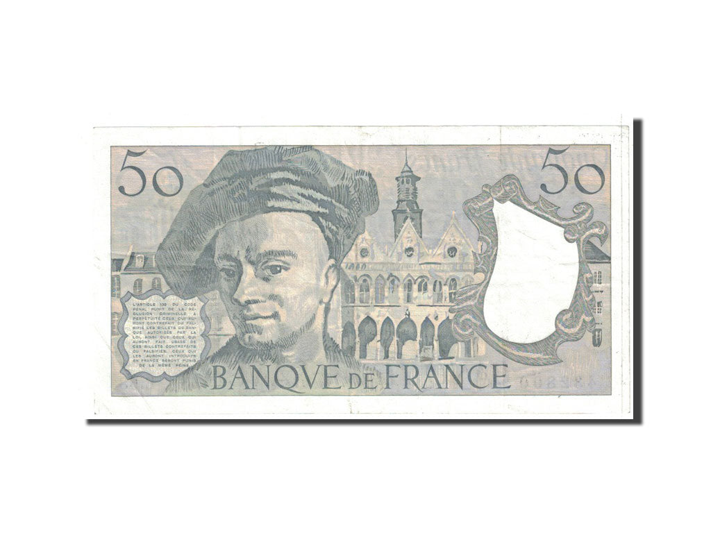 Banknote, France, 50 Francs, 1989, Undated, AU(50-53), Fayette:67.15, KM:152d