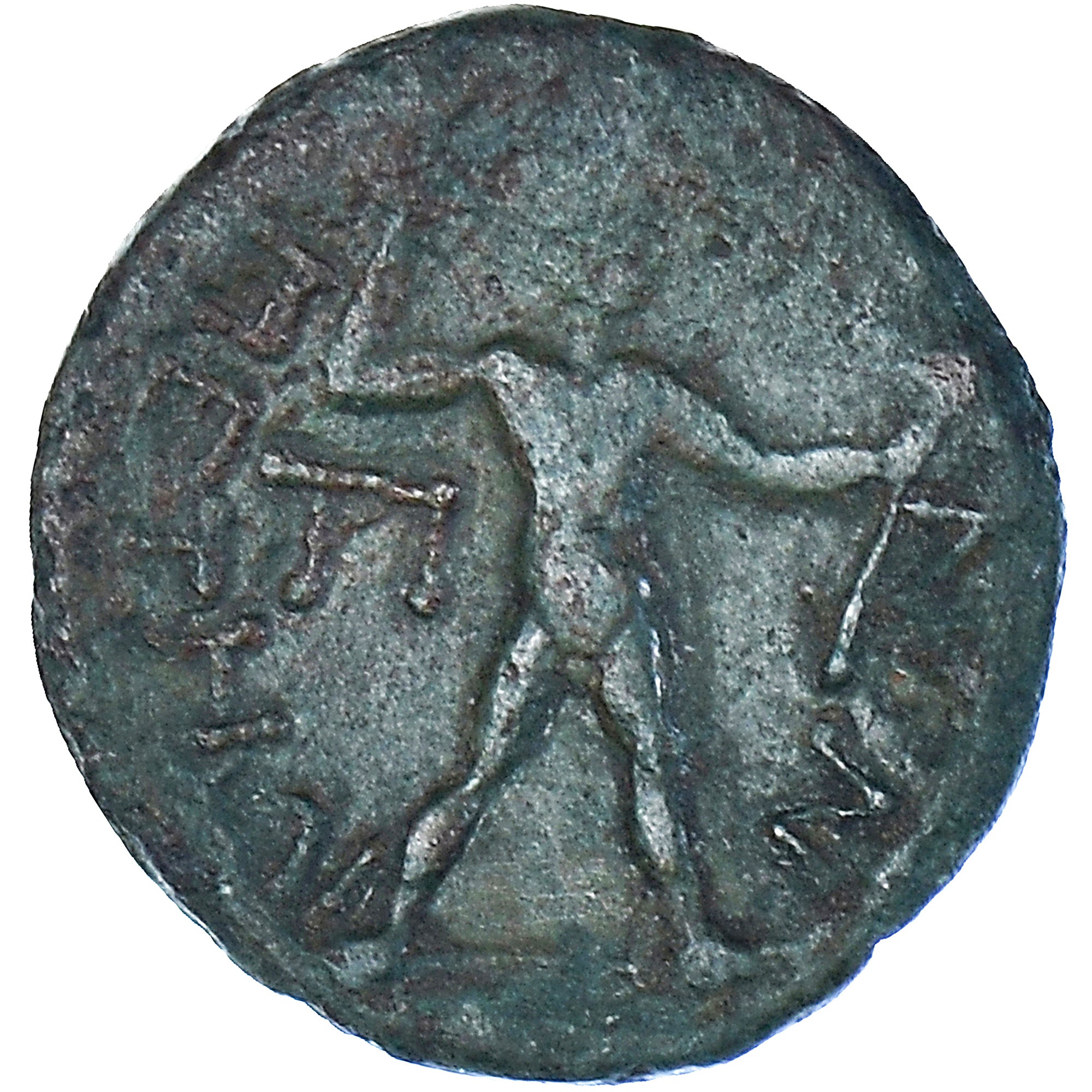 Münze, Bruttium, Quadrans, ca. 204-200 BC, Petelia, S+, Bronze, HN Italy:2461
