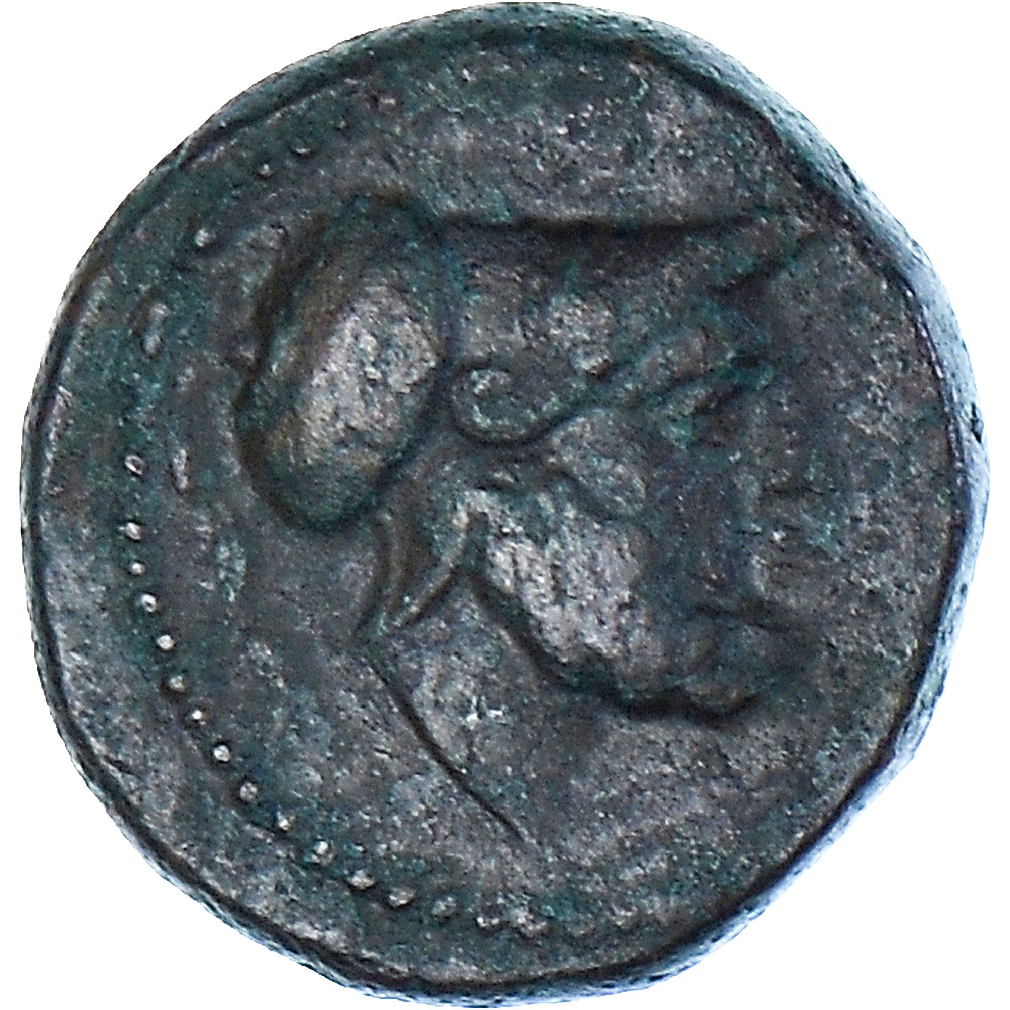 Moneta, Bruttium, Æ, ca. 204-200 BC, Petelia, MB+, Bronzo, SNG-Cop:1921