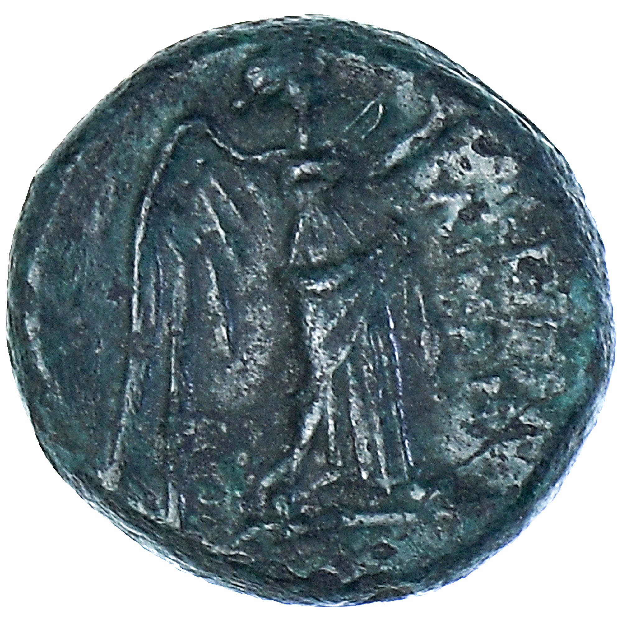Münze, Bruttium, Æ, ca. 204-200 BC, Petelia, SS, Bronze, SNG-ANS:606
