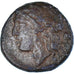 Moneta, Bruttium, Æ, ca. 260-215 BC, Rhegion, BB, Bronzo, HN Italy:2543
