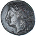 Moneda, Bruttium, Æ, ca. 260-215 BC, Rhegion, MBC+, Bronce, HN Italy:2543