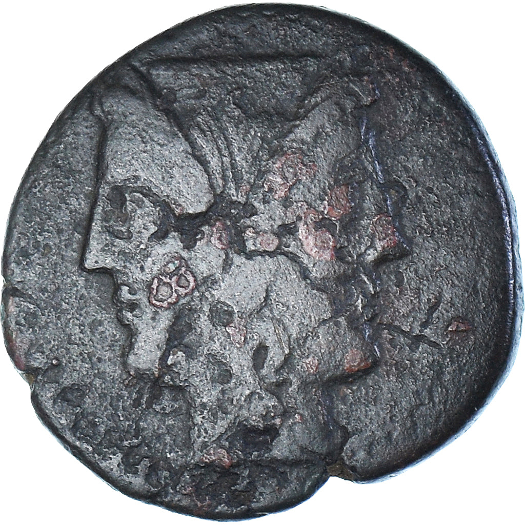 Moneta, Bruttium, Pentonkion, ca. 215-200 BC, Rhegion, VF(20-25), Brązowy, HN